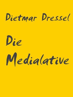 cover image of Die Medialative